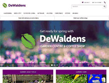Tablet Screenshot of dewaldens.com